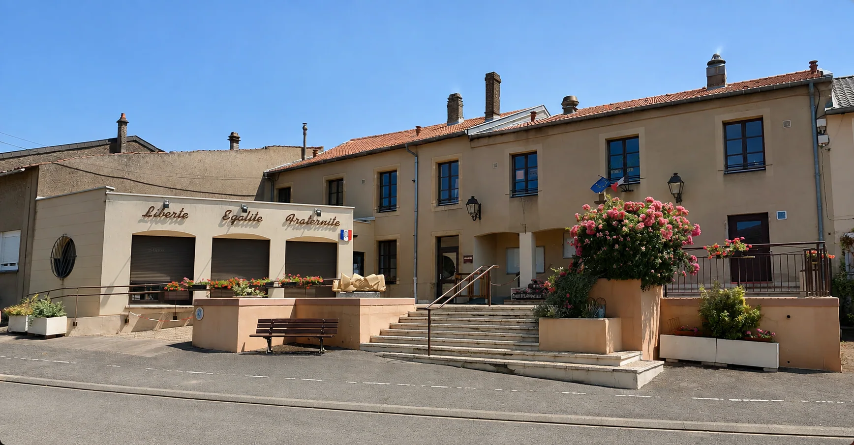 Façade de la mairie de Bettelainville